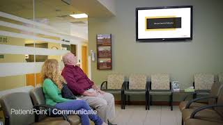 PatientPoint® Communicate™ — More than a screen in your hospital waiting room