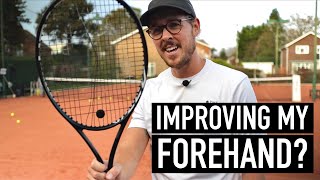 Did My Forehand Improve In 30 Minutes?! (And was it worth breaking a string?!)