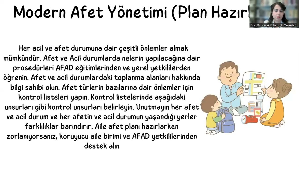 Modül 6.1:Acil Ve Afet Durumlarda Koruyucu Ailelik (Doç. Dr. Melek ...