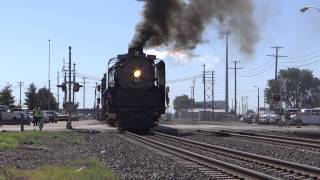 Union Pacific 844 Leaving Fremont, NE 6/28/2013