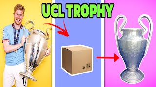 How to Make UEFA Champions League Trophy From Cardboard Very Easy Steps||#real madrid #ronaldo #fifa