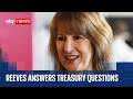 Chancellor Rachel Reeves in the Commons for Treasury Questions