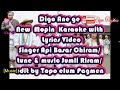 DIIGO AANE GE NEW MOPIN KARAOKE WITH LYRICS VIDEO/ SINGER API BASAR CHIRAM/ EDIT BY ELUM PAGMEN