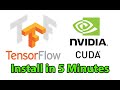 Setup tensorflow GPU with 2 commands (Win, Linux, Mac)