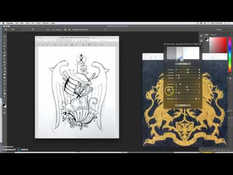 1 Sketching For Logo Design a Family Crest 1 Sketching For Logo Design a Family Crest