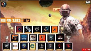 7SEA ESPORTS MINI WAR DAY3#bgmi #pubgmobile#live#livescrims#livestream #shortslive#livetipsandtricks