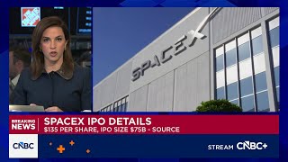 SpaceX targets fixed $135 IPO roadshow price at $1.75 trillion valuation, source says
