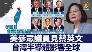 美參眾議員見蔡英文：台灣半導體影響全球｜@ChinaBreakingNewsTV ｜20220416