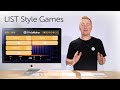Creating a LIST Style Game with TriviaMaker