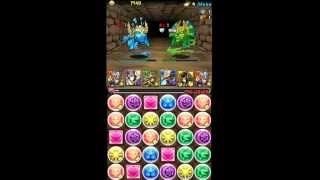 【パズドラ】水曜ダンジョン　神面の間　地獄級　ホルスPTノーコン