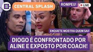 💣 BBB 25: Aline CONFRONTA Diogo; Vilma DEBOCHA de rivais; Diego é DETONADO; BATE BOCA AO VIVO e +