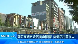 南京東路5段兩側店面差很大！店租「價差高達1倍」｜房地產新聞｜訂閱@money_setn看更多 財經新聞