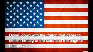 America national anthem - The Star-Spangled Banner (with lyrics)