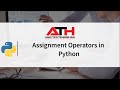 Assignment Operators in Python