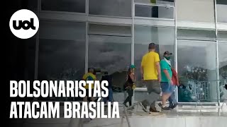 Bolsonaristas invadem Congresso, STF e Palácio do Planalto: vídeos mostram invasão e destruição