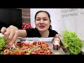 ส้มตำหมึกไข่ทอด​ โรยสะตอเม็ดกระถินมันๆ​ หนึบหนับ​ เผ็ดพริก30เม็ด​