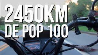 Viagem de POP  2450KM  Carburador CAIU da moto Maceió - São Paulo, Expedição POP101 EP-01