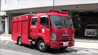 【PA連携】渋谷消防署から緊急出動する２台の緊急車両