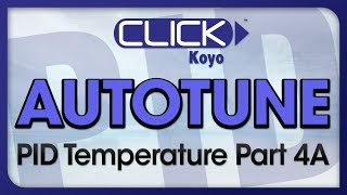 CLICK PID Tutorial Videos Part 4A - Autotune part A from AutomationDirect