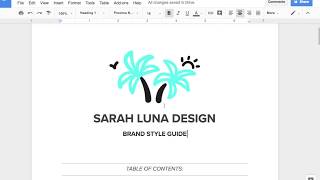 Google Docs Style Guide Template Tutorial