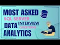 Most Asked SQL Problem in Data Analyst Interview Question | Data Analytics SQL Server Task
