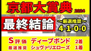 【京都大賞典2024予想】＜枠順確定＆最終予想＞斤量59kgで大外枠に入ったブローザホーンどうする!?前走はキレ負けしたが逆転も狙える厳選推奨２頭はこの馬たち！