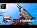 Trying YOUR Loadouts | MAC-10 *VIABLE?* 🤔 | (Warzone: Season 4 Reloaded)