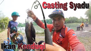 Mancing Kolam Simpang 3 Ikan Makan Casting Betul² Syadu & Ikan Cemey Buat Kenduri s232