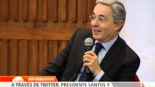 Nuevos enfrentamientos entre Uribe y Santos desde Twitter dejan ver sus diferencias políticas