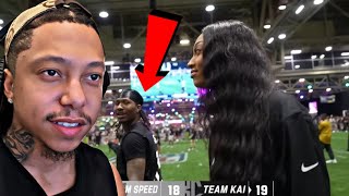 Prime Reacts to Angel Reese GEEKING Over Duke Dennis !