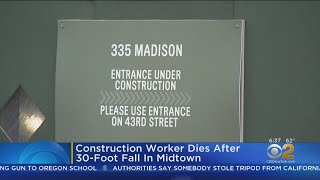 Construction Worker Dies After Fall