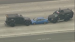 91 Freeway closed in Southern California amid standoff involving police SWAT team, suspect