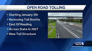 Open road tolling to launch along Pennsylvania Turnpike in 2025