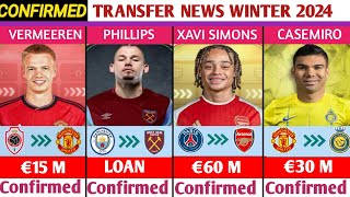 ALL CONFIRMED AND RUMOURS  WINTER TRANSFER NEWS,DONE DEALS✔,PHILLIPS TO WESTHAM,SIMONS TO ARSENAL