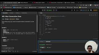 🔥 LeetCode 485 Max Consecutive Ones | Easy Array Question Explained 🚀 #leetcode #cpp #coding
