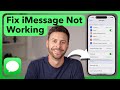 How To Fix iMessage Not Working On iPhone