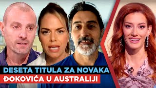 Deseta titula u Australiji za Novaka Đokovića | Jovana Jovančić, Nenad Zimonjić, Boris Bošnjaković