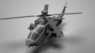 Modeling Apache helicopter 3ds max tutorial part - 1