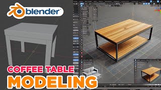 Modeling Table Under 2Min || Blender Beginners Tutorial 4.3