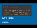 CMI 2019 - Solving Complex Inequality with Geometry