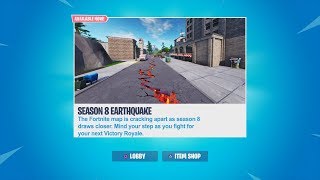 season 8 earthquake event custom matchmaking with subs fortnite season 8 countdown - fortnite update countdown season 8