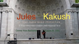 Jules and Kakush at the Central Park Bandshell 2024