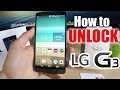 How To Unlock LG G3 - Use it with any carrier, AT&T, T-mobile, Rogers, Orange, O2, etc...