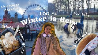 Winter is Here | Sinterklaas | Walking on ice | Dinner | Xmas Market | LOG #4