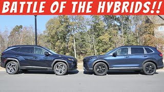 2024 Hyundai Tucson Hybrid Limited VS Honda CRV Hybrid Sport Touring!!