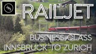 ÖBB RailJet: Through the Alps in Business Class - Innsbruck to Zurich - Worth the Upgrade?