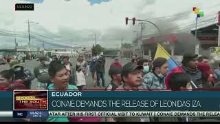 Ecuador: Social movements demand release of indigenous leader Leonidas Iza