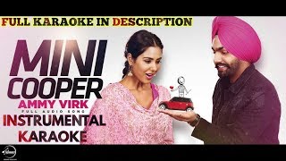 Mini Cooper | Instrumental Karaoke | Nikka Zaildar | Ammy Virk | Latest Punjabi Song 2019