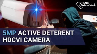 ENS Diamond 5MP Active Deterrent HDCVI Bullet Overview HCC3I159TH-IRAPV/28