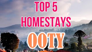 Top 5 Homestays in Ooty | Best homestay in Ooty| Best accommodation in Ooty | Ooty Bungalows 2024